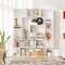 7-Tier Open Bookcase Tall Storage Rack for Living Room and Office
